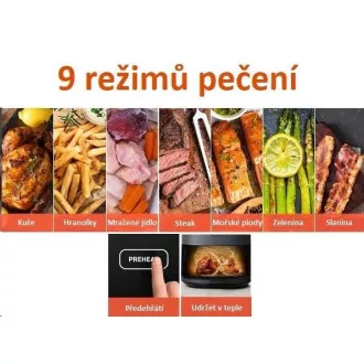 Cosori L501 PRO 4.7L - Heißluftfritteuse   5x Spieße und Grill. Grill