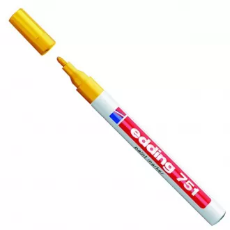 Marker Edding 751 Lack gelb 1-2mm Marker Edding 751 Lack gelb 1-2mm