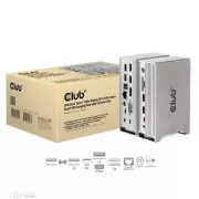 Club3D Dockingstation USB-C 12v1, 1xDP, 2xHDMI, 1xVGA, 2xUSB-C, 4xUSB, 1xRJ45, 1x3.5mm, grau
