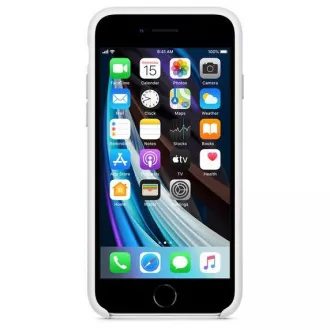 APPLE iPhone SE Silikonhülle - Weiß