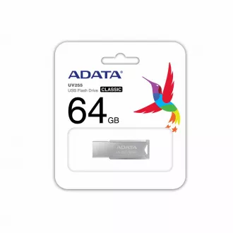 ADATA Flash Disk 64GB USB 2.0 DashDrive UV255, silber