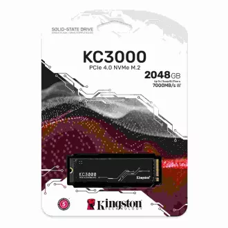 Kingston SSD 2TB (2048GB) KC3000 M.2 2280 NVMe™ PCIe Gen 4 (R 7000MB/s; W 7000MB/s) Kingston SSD 2TB (2048GB) KC3000 M.2 2280 NVMe™ PCIe Gen 4 (R 7000MB/s; W 7000MB/s)