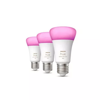 PHILIPS Hue White and Color Ambiance 6.5W 800 E27 3 Stück PHILIPS Hue White and Color Ambiance 6.5W 800 E27 3 Stück