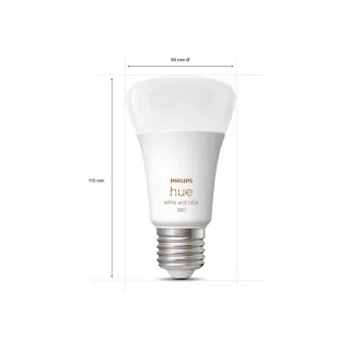 PHILIPS Hue White and Color Ambiance 6.5W 800 E27 3 Stück PHILIPS Hue White and Color Ambiance 6.5W 800 E27 3 Stück