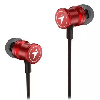 GENIUS Kopfhörer HS-M316 METALLIC RED, 4pin 3,5 mm Klinke, rot
