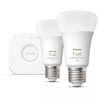 Philips Hue White and Color Ambiance 9W 1100 E27 kleines Starterkit Philips Hue White and Color Ambiance 9W 1100 E27 kleines Starterkit