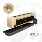 Club3D Dockingstation USB-C 14v1, 1xDP, 1xHDMI, 1xVGA, 2xUSB-C, 5xUSB, SD-Kartenleser, schwarz