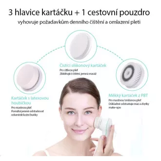 TOUCHBeauty 0759A Reinigungsbürste 3in1 rosa