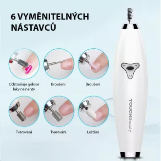 TOUCHBeauty 1733 Maniküre und Pediküre Schleifmaschine 6in1