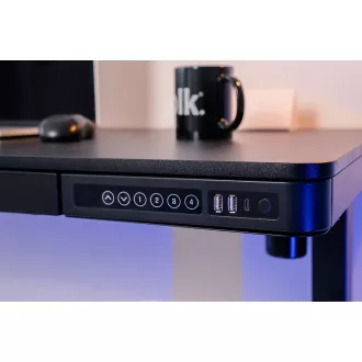 Delso WORKSTATION Elektrisch höhenverstellbarer Tisch schwarz Delso WORKSTATION Elektrisch höhenverstellbarer Tisch schwarz