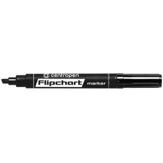 Marker Centropen 8560 für Flipchart schwarze Keilspitze 1-4,6 mm