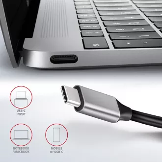 AXAGON HMC-6GL, USB 3.2 Gen 1 Hub, Anschlüsse 3x USB-A, HDMI, RJ-45 GLAN, PD 60W, Kabel USB-C 20cm AXAGON HMC-6GL, USB 3.2 Gen 1 Hub, Anschlüsse 3x USB-A, HDMI, RJ-45 GLAN, PD 60W, Kabel USB-C 20cm