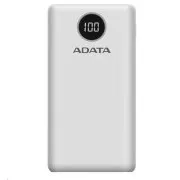 ADATA PowerBank P20000QCD - externer Akku für Handy / Tablet 20000mAh, 2, 1A, weiß