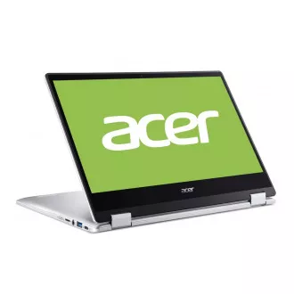 ACER NTB Chromebook Spin 14 (CP314-1HN-P06J) -Pentium®N6000, 14" IPS, 4GB, 128GB eMMC, UHD Graf., Chrome OS, Silber ACER NTB Chromebook Spin 14 (CP314-1HN-P06J) -Pentium®N6000, 14" IPS, 4GB, 128GB eMMC, UHD Graf., Chrome OS, Silber