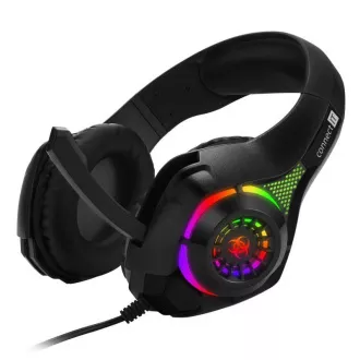 CONNECT IT BIOHAZARD Gaming-Kopfhörer mit Mikrofon, 1xKlinke + USB, schwarz