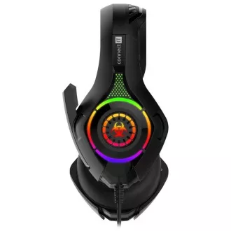CONNECT IT BIOHAZARD Gaming-Kopfhörer mit Mikrofon, 1xKlinke + USB, schwarz