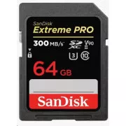 SanDisk SDHC-Karte 64GB Extreme PRO (300 MB/s, Klasse 10, UHS-II U3 V90)