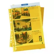 Umschlag A4 "U" E45 gelb Ökofaser 40mic 100Stk