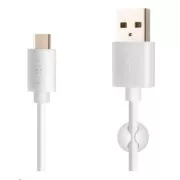 FIXED Daten- und Ladekabel, USB-A -> USB-C, 20 W, Länge 2 m, weiß