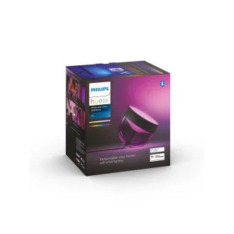 PHILIPS COL Iris Tischleuchte Hue White and color ambiance, schwarz PHILIPS COL Iris Tischleuchte Hue White and color ambiance, schwarz