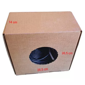 FTP-Kabel LEXI-Net Cat5E, Draht, doppelt Outdoor PE PVC, schwarz, 100m, Box