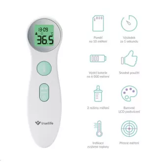 TrueLife Care Q6 - berührungsloses Gesundheitsthermometer TrueLife Care Q6 - berührungsloses Gesundheitsthermometer