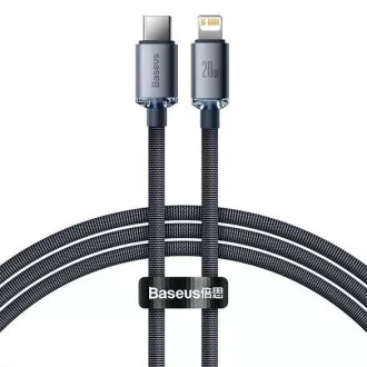 Baseus Crystal Shine Series USB-C Lightning 20W 1, 2m Datenkabel, schwarz Baseus Crystal Shine Series USB-C Lightning 20W 1, 2m Datenkabel, schwarz