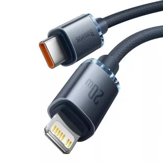 Baseus Crystal Shine Series USB-C Lightning 20W 1, 2m Datenkabel, schwarz Baseus Crystal Shine Series USB-C Lightning 20W 1, 2m Datenkabel, schwarz