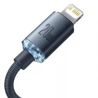 Baseus Crystal Shine Series USB-C Lightning 20W 1, 2m Datenkabel, schwarz Baseus Crystal Shine Series USB-C Lightning 20W 1, 2m Datenkabel, schwarz