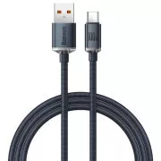 Baseus Crystal Shine Serie USB-A/USB-C 100W 1, 2m Lade-/Datenkabel, schwarz