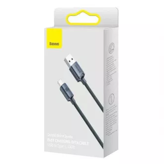 Baseus Crystal Shine Serie USB-A/USB-C 100W 1, 2m Lade-/Datenkabel, schwarz