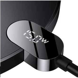 Baseus Wireless Charger Digital LED Gen 2 15W Schwarz Baseus Wireless Charger Digital LED Gen 2 15W Schwarz