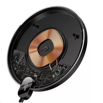 Baseus Wireless Charger Digital LED Gen 2 15W Schwarz Baseus Wireless Charger Digital LED Gen 2 15W Schwarz