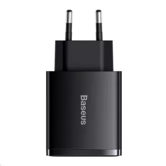Baseus Compact Schnellladeadapter 2x USB-A, 1x Typ-C 30W schwarz Baseus Compact Schnellladeadapter 2x USB-A, 1x Typ-C 30W schwarz