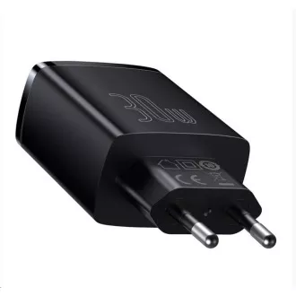 Baseus Compact Schnellladeadapter 2x USB-A, 1x Typ-C 30W schwarz Baseus Compact Schnellladeadapter 2x USB-A, 1x Typ-C 30W schwarz