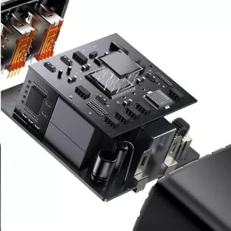 Baseus Compact Schnellladeadapter 2x USB-A, 1x Typ-C 30W schwarz Baseus Compact Schnellladeadapter 2x USB-A, 1x Typ-C 30W schwarz