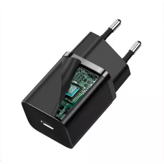Baseus Super Si Schnellladeadapter IC 30W schwarz Baseus Super Si Schnellladeadapter IC 30W schwarz