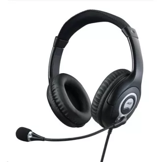 ACER Over-the-Ear Headset (OV-T690) -20Hz-20kHz, 94dB/mW, 2,4m Kabel, Schwarz-Grau