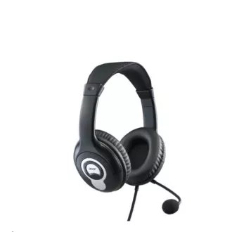 ACER Over-the-Ear Headset (OV-T690) -20Hz-20kHz, 94dB/mW, 2,4m Kabel, Schwarz-Grau