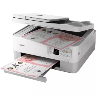 Canon PIXMA Drucker TS7451A weiß - Farbe, MF (Druck, Kopierer, Scan, Cloud), Duplex, USB, Wi-Fi, Bluetooth