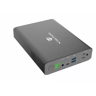 Viking Powerbank NF130W mit 220 V Ausgang, 64000 mAh, schwarz