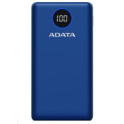 ADATA PowerBank P20000QCD - externe Batterie für Handy/Tablet 20000mAh, 2, 1A, blau (74Wh)