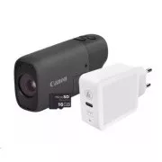 Canon PowerShot ZOOM, 12MPix, Schwarz - Essential Kit