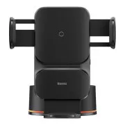 Baseus Wisdom Auto Alignment Halterung mit drahtloser Aufladung 15W, Schwarz
