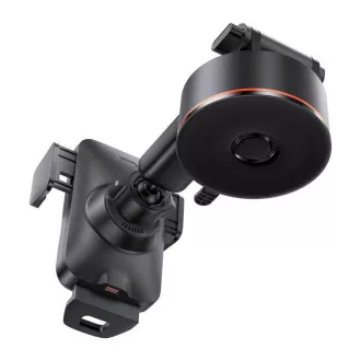 Baseus Wisdom Auto Alignment Halterung mit drahtloser Aufladung 15W, Schwarz Baseus Wisdom Auto Alignment Halterung mit drahtloser Aufladung 15W, Schwarz
