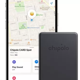 Chipolo CARD Spot- Intelligenter Brieftaschenfinder, schwarz Chipolo CARD Spot- Intelligenter Brieftaschenfinder, schwarz