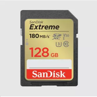 SanDisk SDXC-Karte 128GB Extreme (180 MB/s Klasse 10, UHS-I U3 V30) SanDisk SDXC-Karte 128GB Extreme (180 MB/s Klasse 10, UHS-I U3 V30)