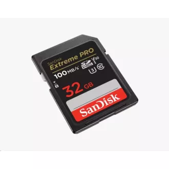 SanDisk SDHC-Karte 32GB Extreme PRO (100 MB/s Klasse 10, UHS-I U3 V30)