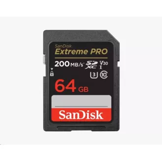 SanDisk SDXC-Karte 64GB Extreme PRO (200 MB/s Klasse 10, UHS-I U3 V30)