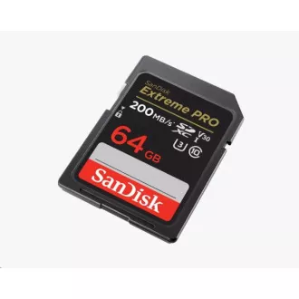 SanDisk SDXC-Karte 64GB Extreme PRO (200 MB/s Klasse 10, UHS-I U3 V30)